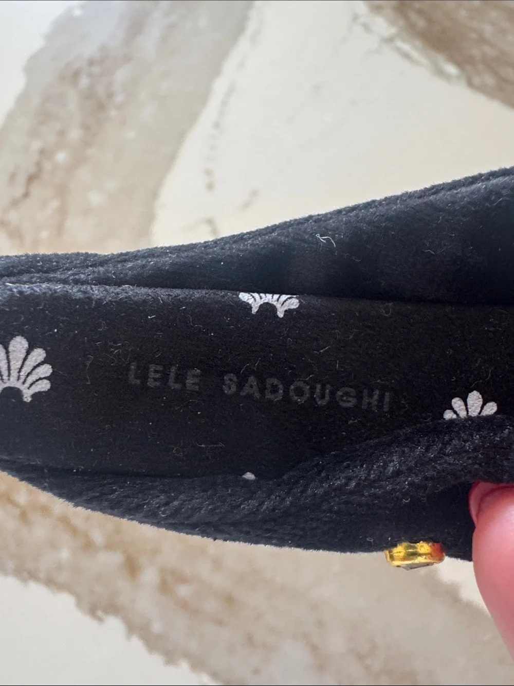 Lele Sadoughi Black Studded Padded Headband - Women Accessories